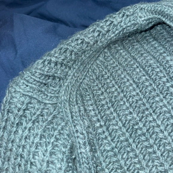H&M Blue Chunky Knitted Sweater XS - Picture 2 of 3